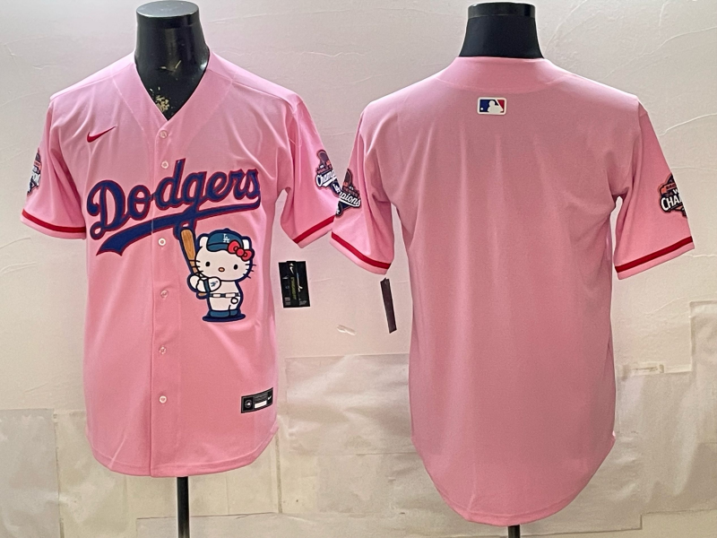 Men Los Angeles Dodgers blank pink Game 2026 Nike MLB Jersey 052102